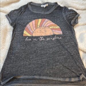 C&C California Gray Tee with Sun Accent